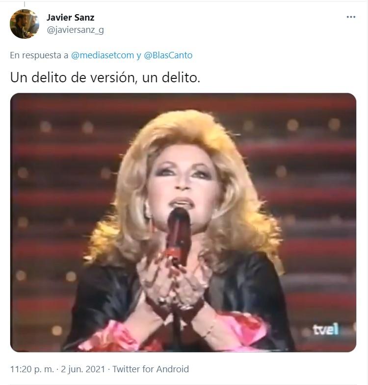 Opiniones sobre la versión de Blas Cantó Opiniones sobre la versión de Blas Cantó