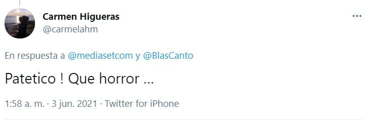 Opiniones sobre la versión de Blas Cantó Opiniones sobre la versión de Blas Cantó