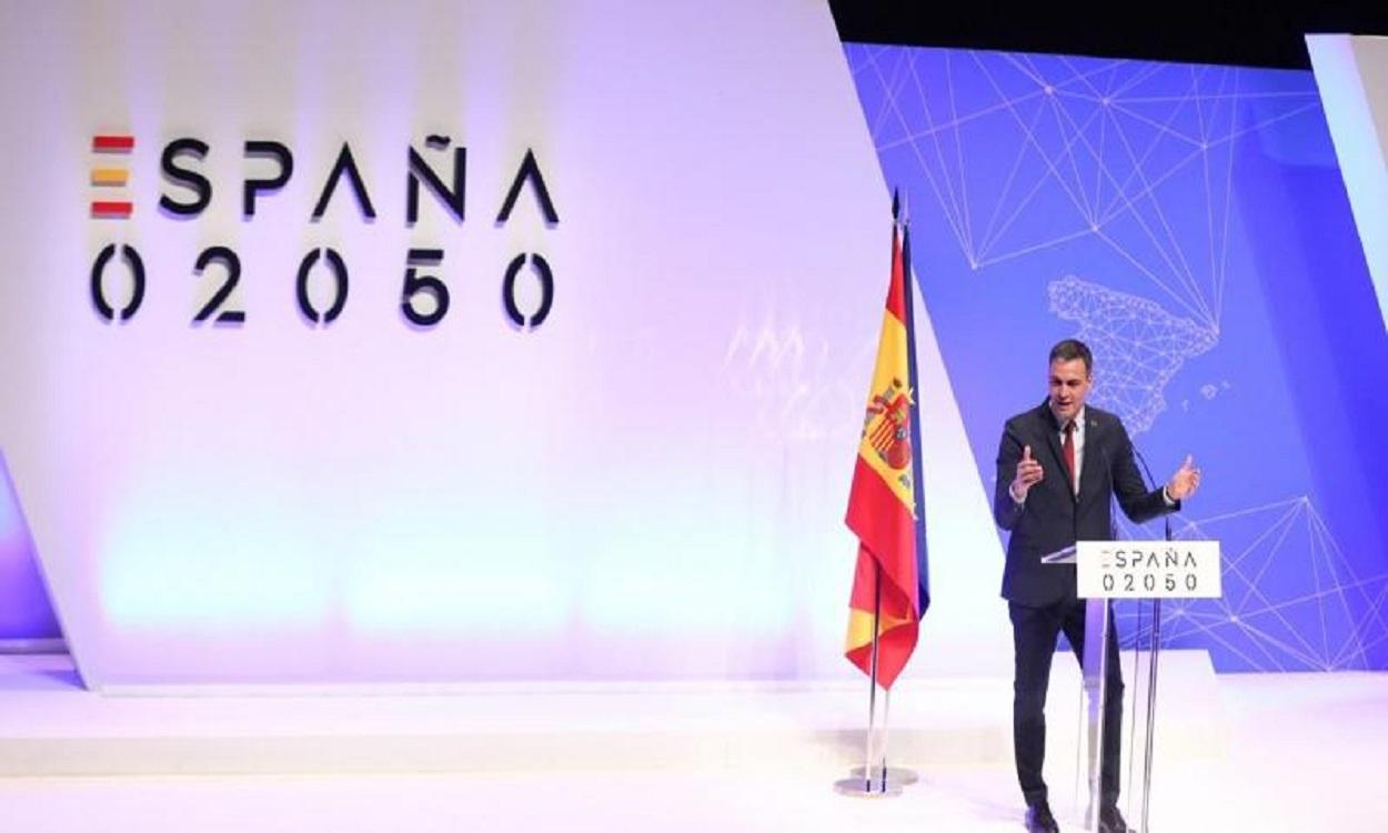 El presidente del Gobierno, Pedro Sánchez, presenta el plan España 2050