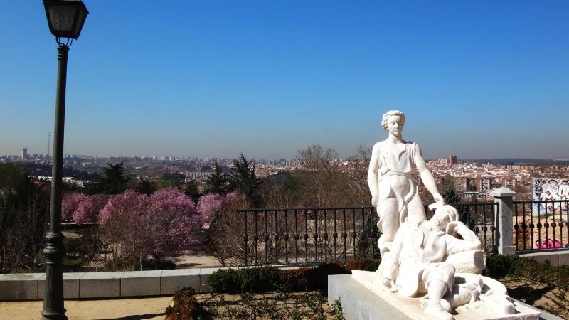 Vista de Madrid desde el parque de la Dalieda de San Francisco