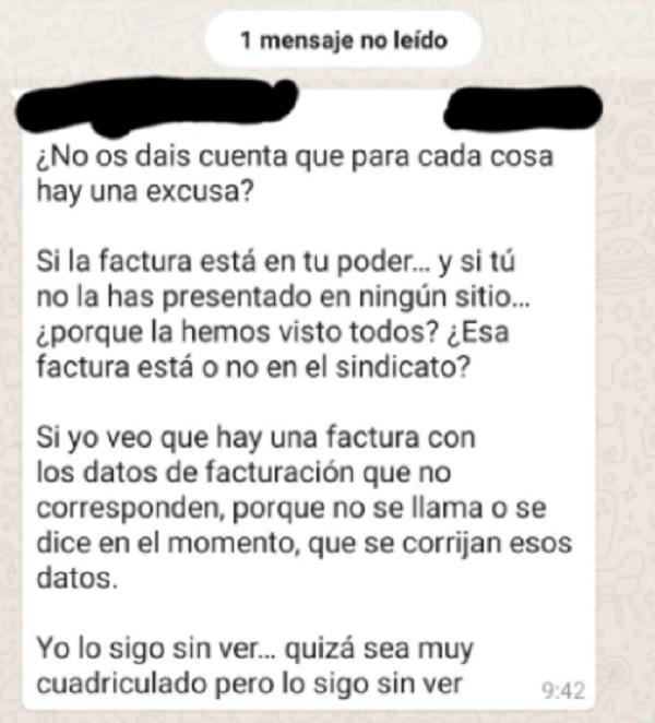 Afiliados muestran sus dudas sobre las cuentas