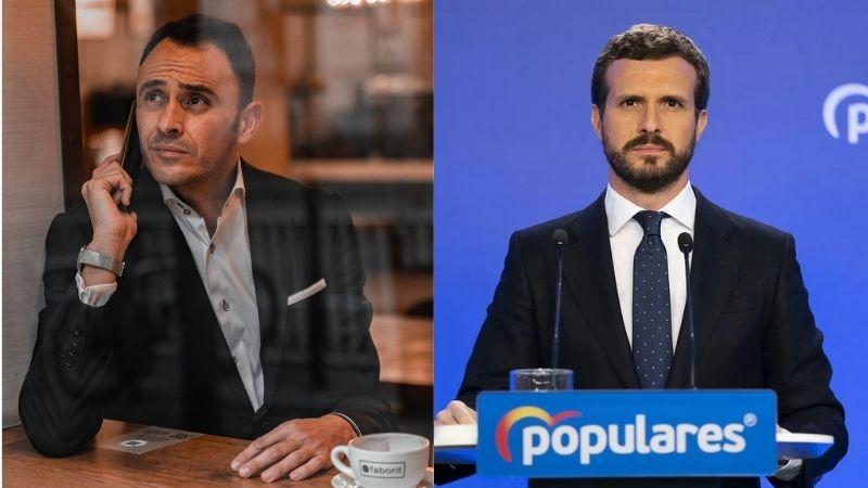 Roberto Sotomayor y Pablo Casado.