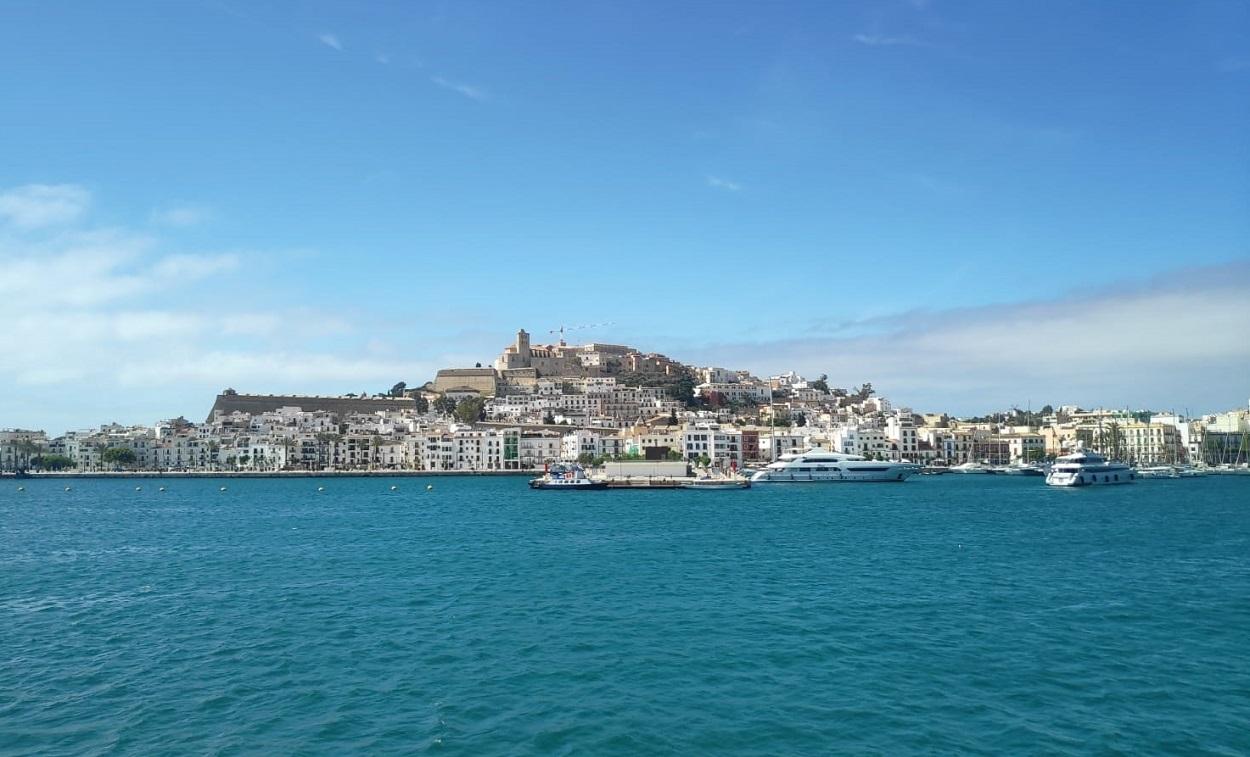 Vista de Ibiza desde el mar. EP