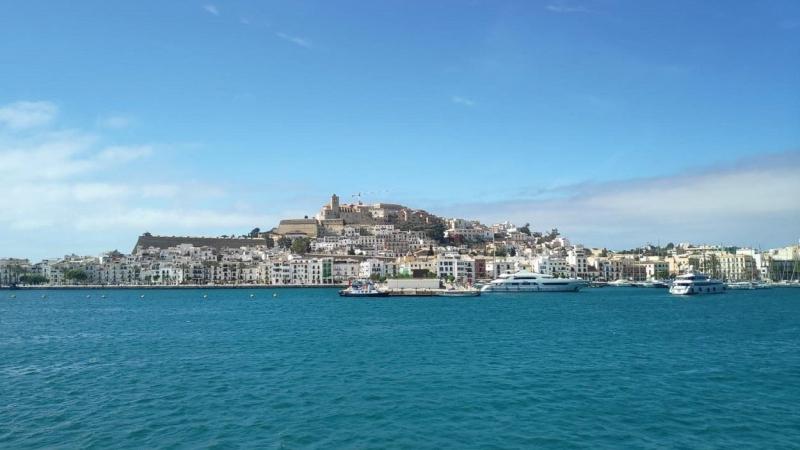 Vista de Ibiza desde el mar. EP