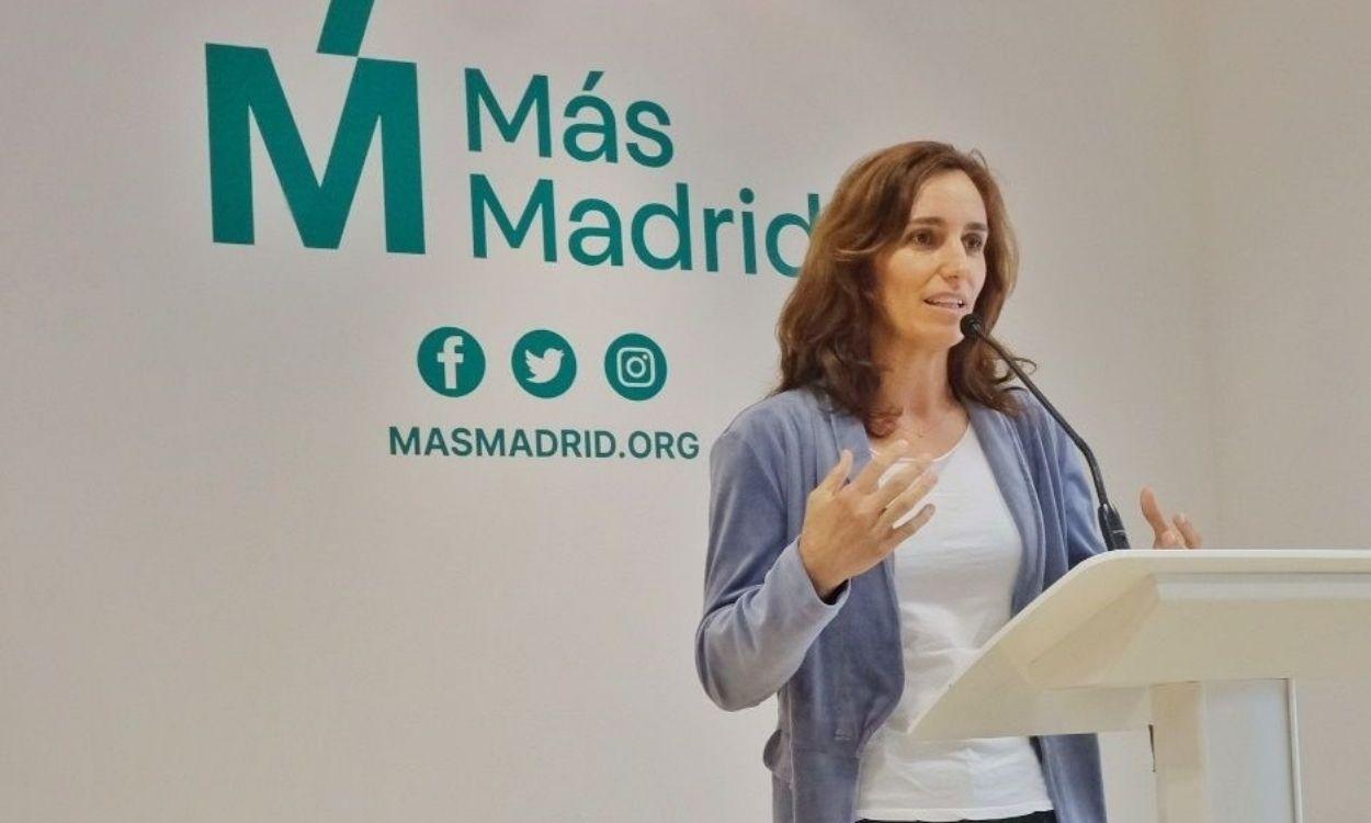 La líder de Más Madrid, Mónica García