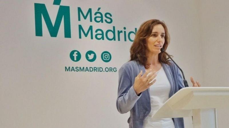 La líder de Más Madrid, Mónica García