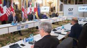 Los ministros de Finanzas del G7. Fuente: Europa Press.