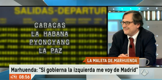 Griso prepara la maleta a Marhuenda: "Cuando uno hace una promesa hay que cumplirla"