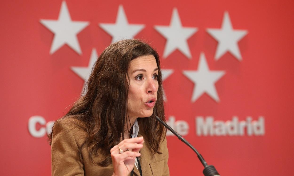 La actual presidenta de la Asamblea de Madrid, Eugenia Carballedo. EP