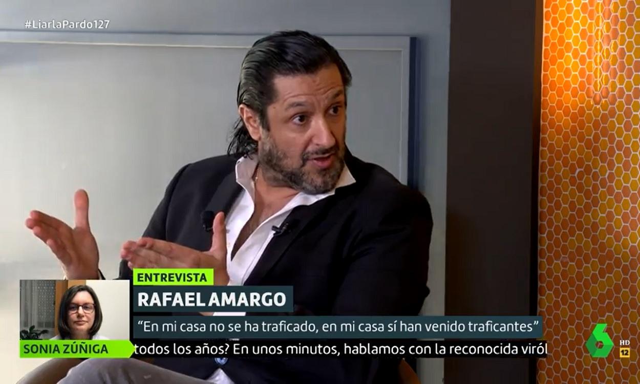 Rafael Amargo con Cristina Pardo. Atresmedia