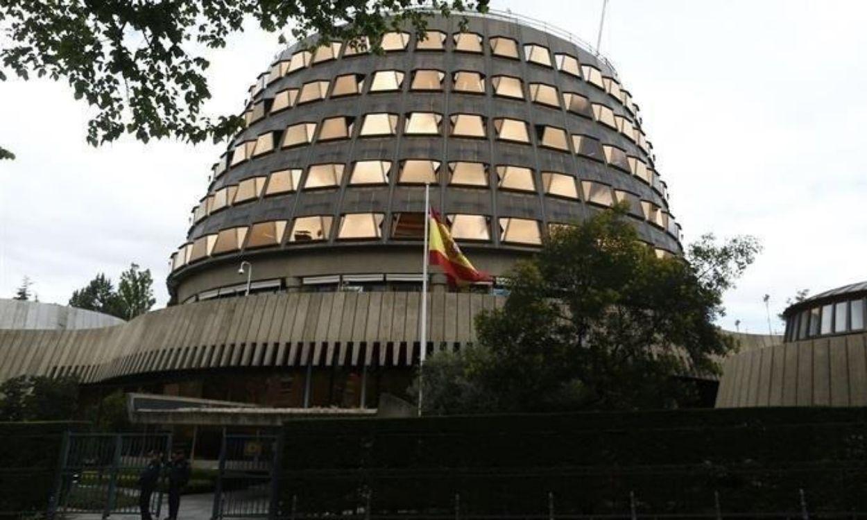 Fachada del edificio del Tribunal Constitucional. Europa Press.