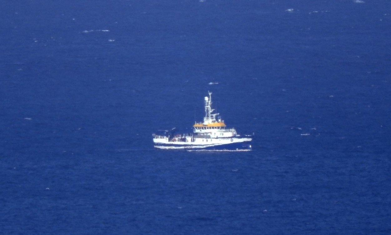 Buque oceanográfico 'Ángeles Alvariño' realiza labores de rastreo en la costa de Santa Cruz de Tenerife