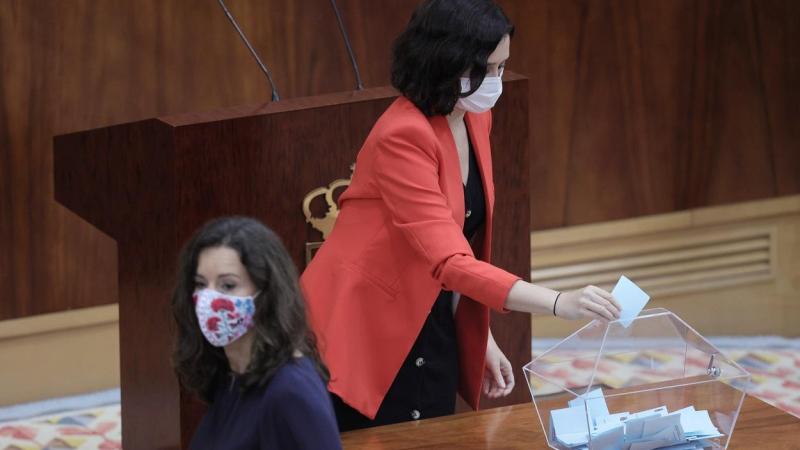 La presidenta en funciones de la Comunidad de Madrid, Isabel Díaz Ayuso. Eduardo Parra/EP