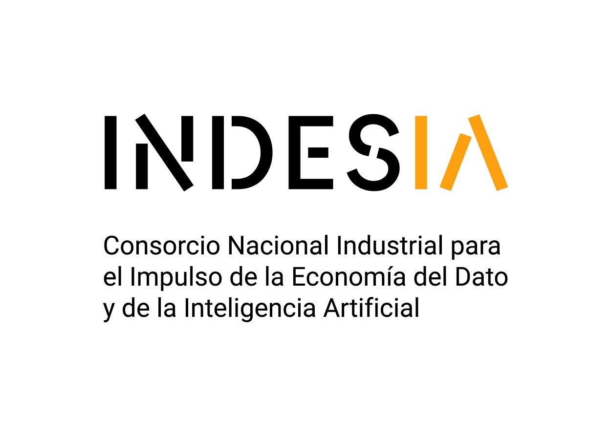 Logo de IndesIA, primer consorcio de inteligencia artificial de la industria en España
