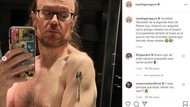 Santiago Segura ironiza sobre las teorías conspiranoicas de las vacunas Santiago Segura ironiza sobre las teorías conspiranoicas de las vacunas