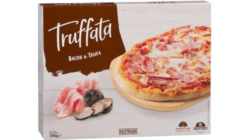 Nueva Pizza de bacon y trufa   Mercadona
