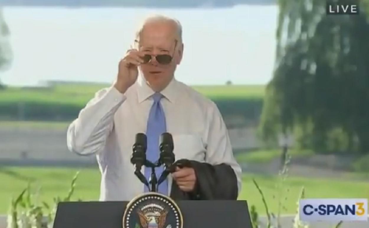 El presidente estadounidense, Joe Biden, en una rueda de prensa. Twitter