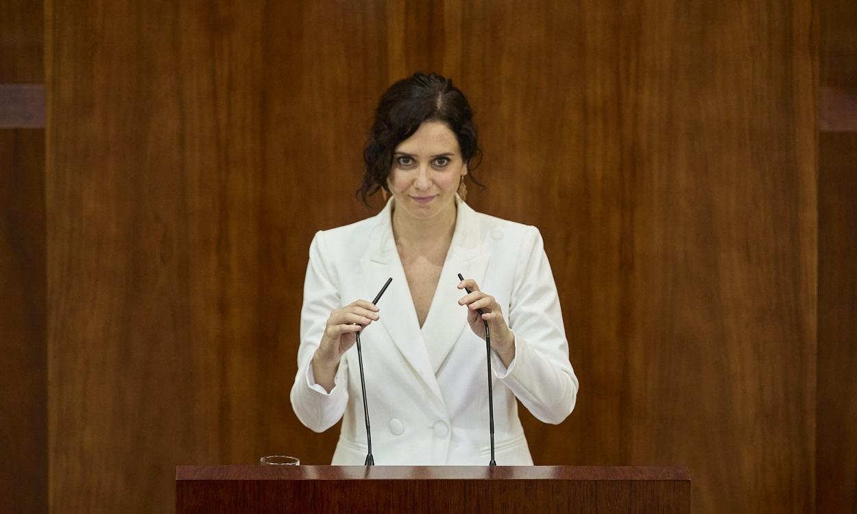 La presidenta en funciones de la Comunidad de Madrid y candidata a la reelección, Isabel Díaz Ayuso. Jesús Hellín/EP