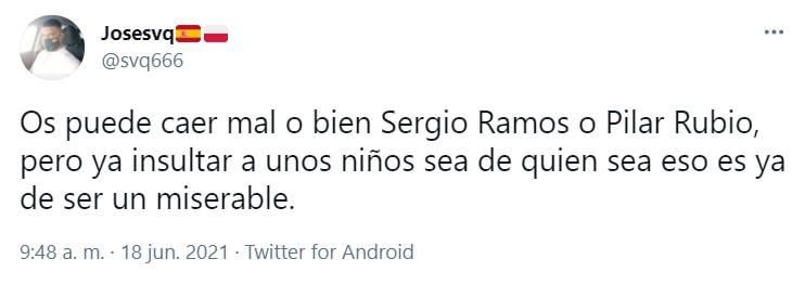 Tuiteros defienden a los hijos de Pilar Rubio y Sergio Ramos