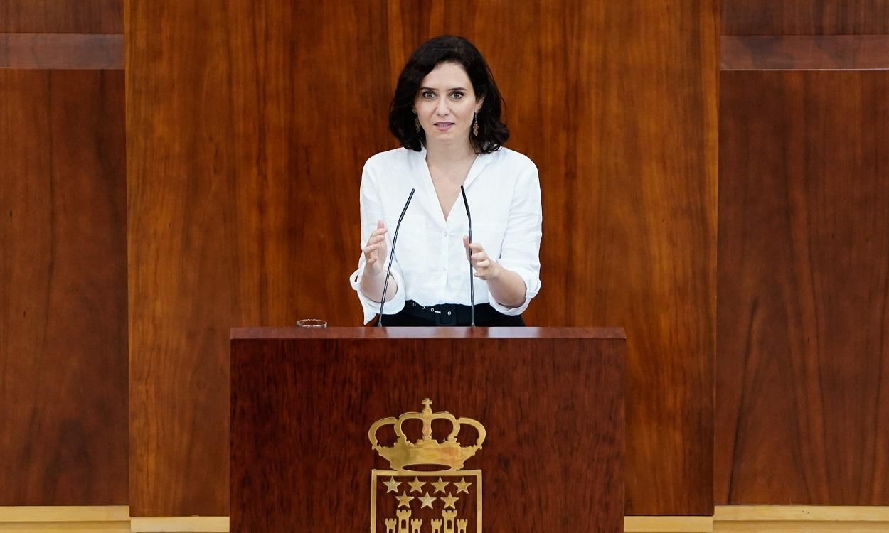 La presidenta en funciones de la Comunidad de Madrid, Isabel Díaz Ayuso. Comunidad de Madrid