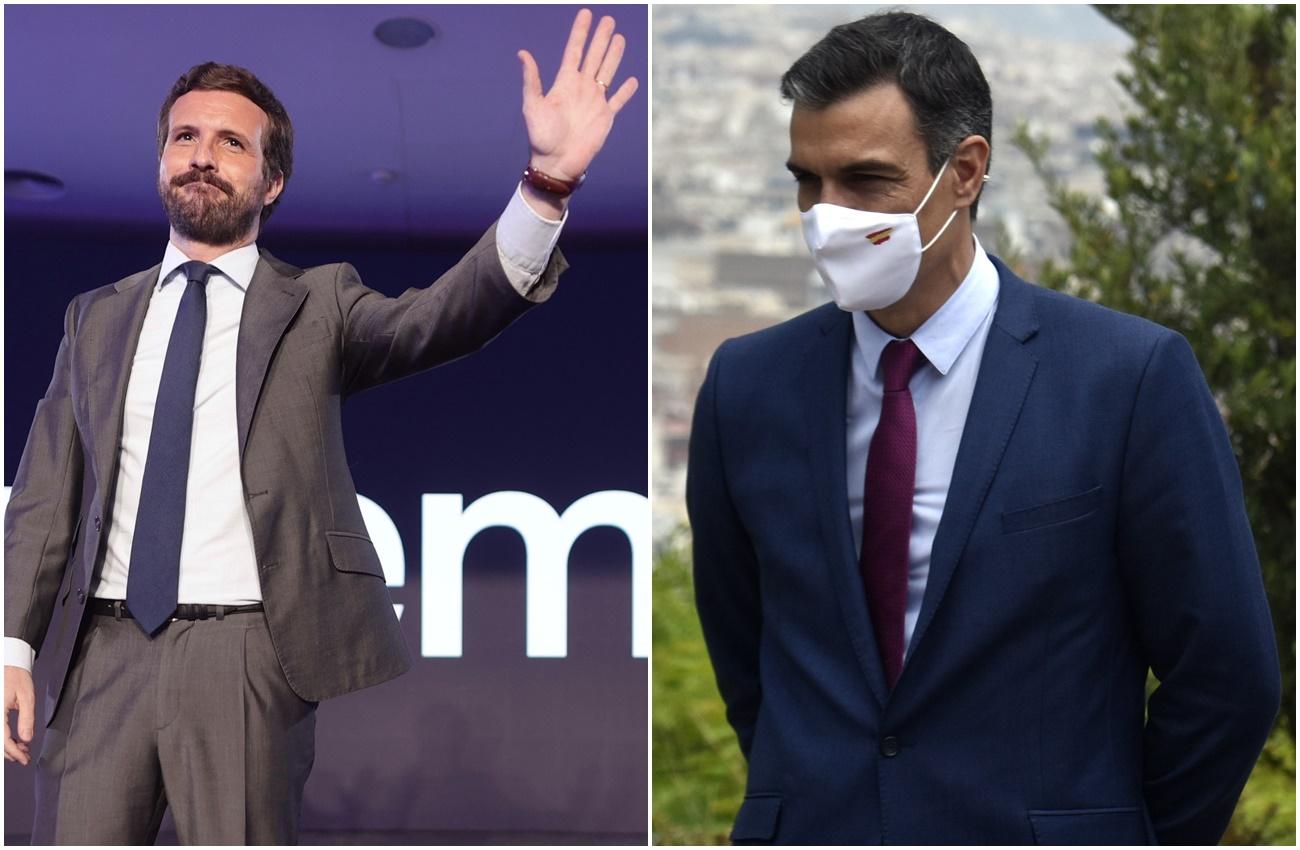 Casado y Sánchez (Montaje propio)