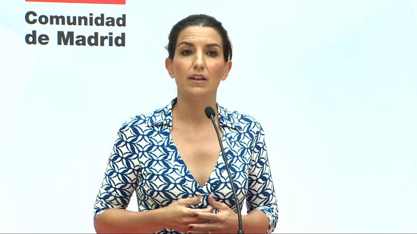 La líder de Vox en la Asamblea de Madrid, Rocío Monasterio. Fuente: Europa Press.
