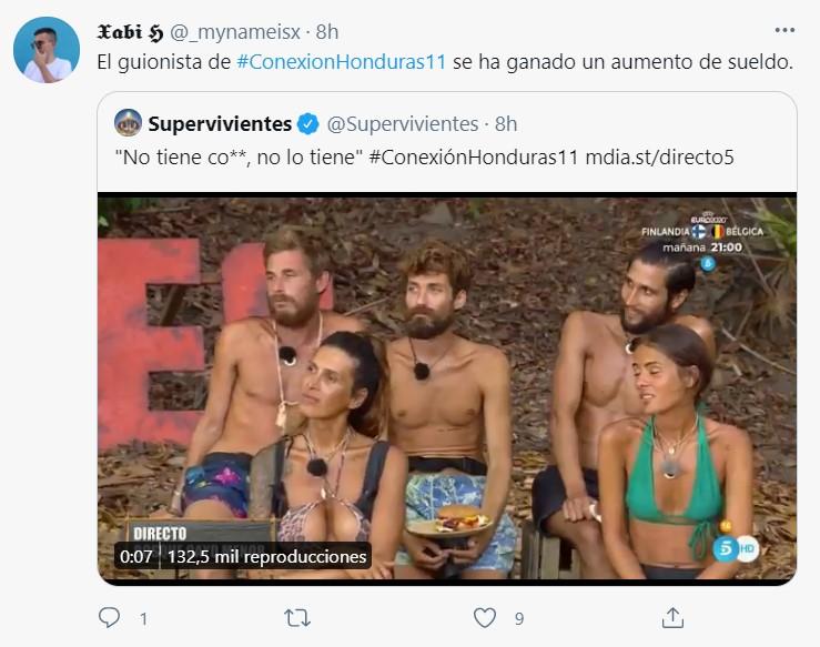 Twitter sobre la frase No tiene coño en Supervivientes 6