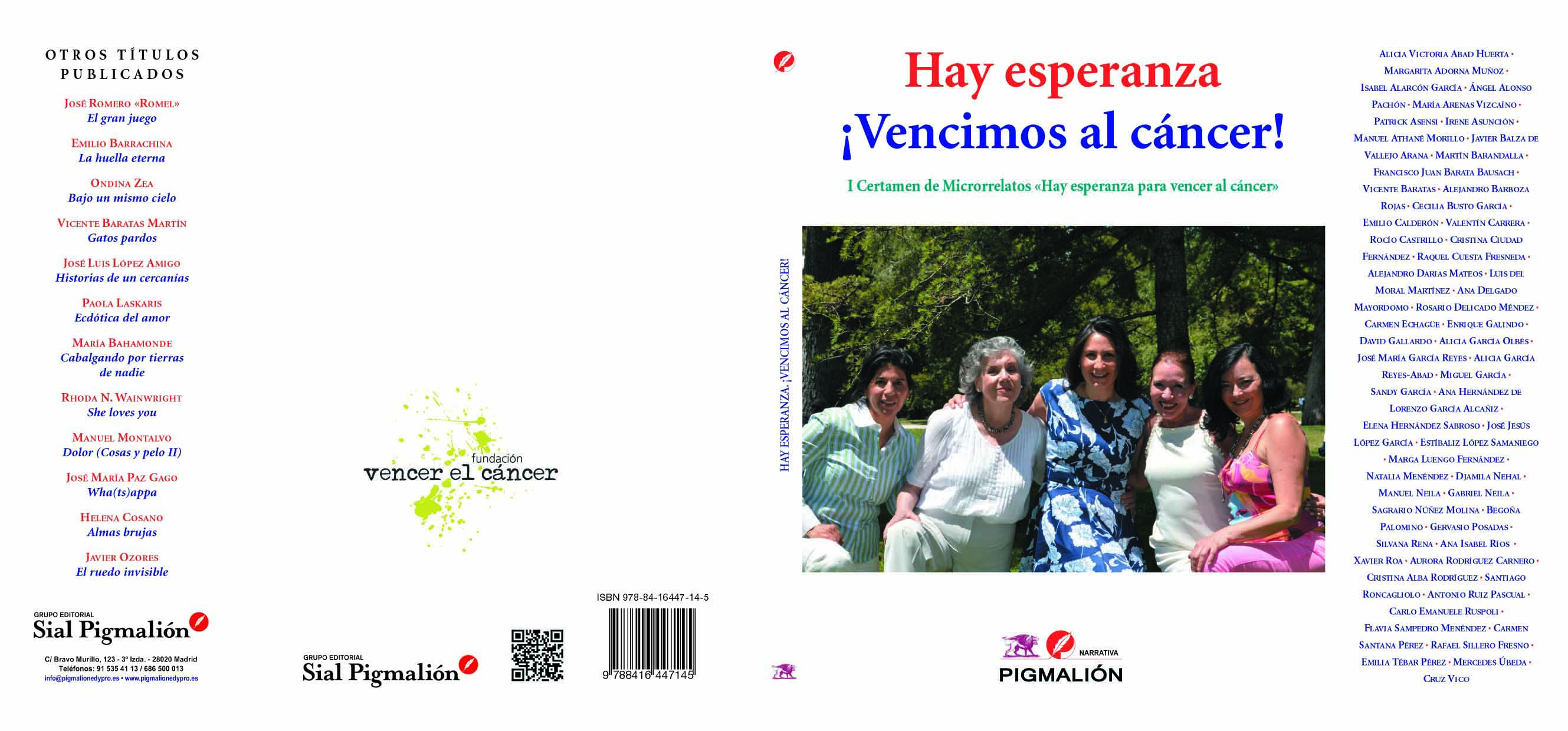 ‘Hay Esperanza ¡Vencimos al Cáncer!’, el libro que demuestra que se puede superar la enfermedad