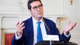El presidente de CEOE, Antonio Garamendi, en el seminario 'La economía de la pandemia' organizado por APIE y BBVA en la UIMP de Santander