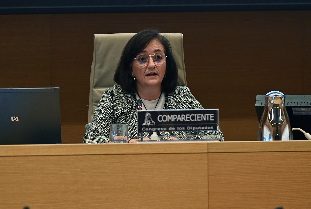 La presidenta de la Autoridad Independiente de Responsabilidad Fiscal (AIReF), Cristina Herrero. Europa Press