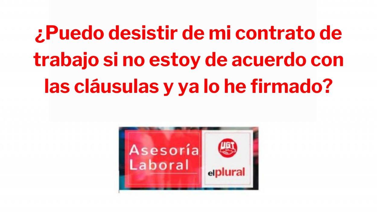 Cláusulas abusivas y desistimiento de contrato de trabajo