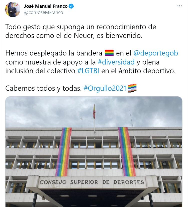 José Manuel Franco en Twitter