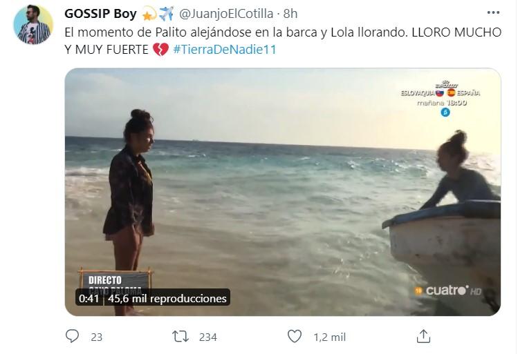 Twitter habla de tongo ante la expulsión de Palito de 'Supervivientes' 4