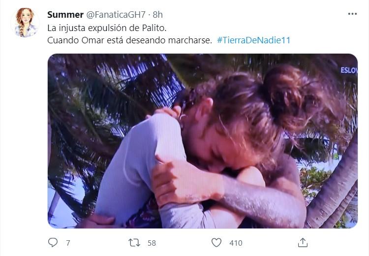 Twitter habla de tongo ante la expulsión de Palito de 'Supervivientes' 5