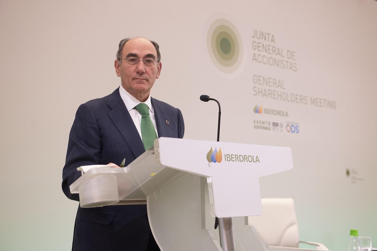 El presidente de Iberdrola, Ignacio Sánchez Galán. Europa Press