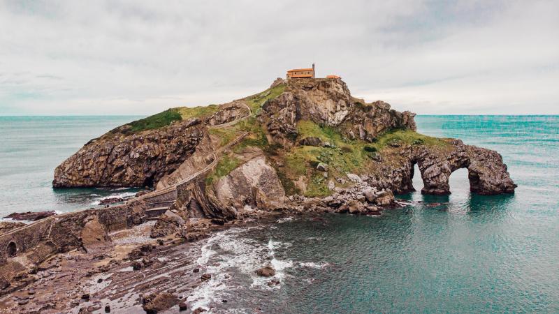 Gaztelugatxe en espagne