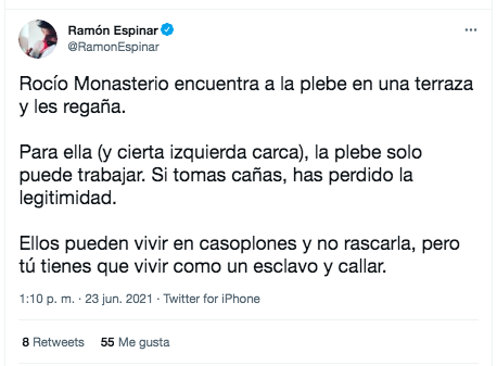 Ramón Espinar sobre Monasterio Ramón Espinar sobre Monasterio