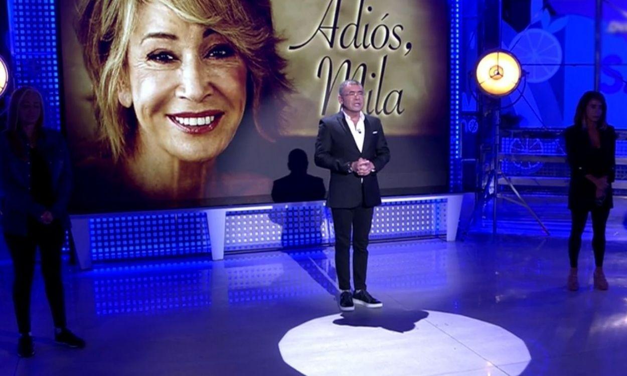 Programa especial de 'Sálvame' en homenaje a Mila Ximénez. Telecinco.