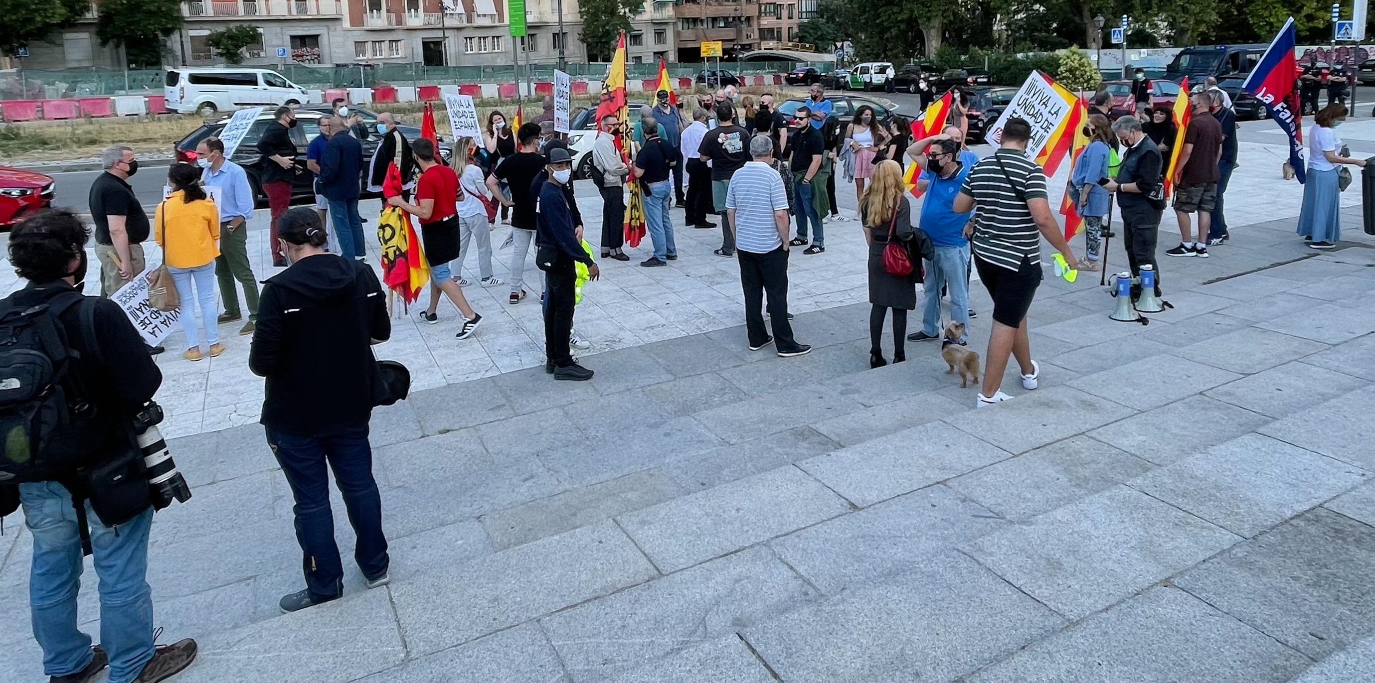 Manifestación ultra contra los indultos. F.C. : J.M.S.