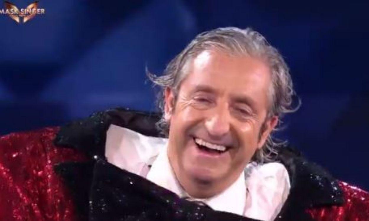 El periodista deportivo Josep Pedrerol, desenmascarado como Rana en Mask Singer. 