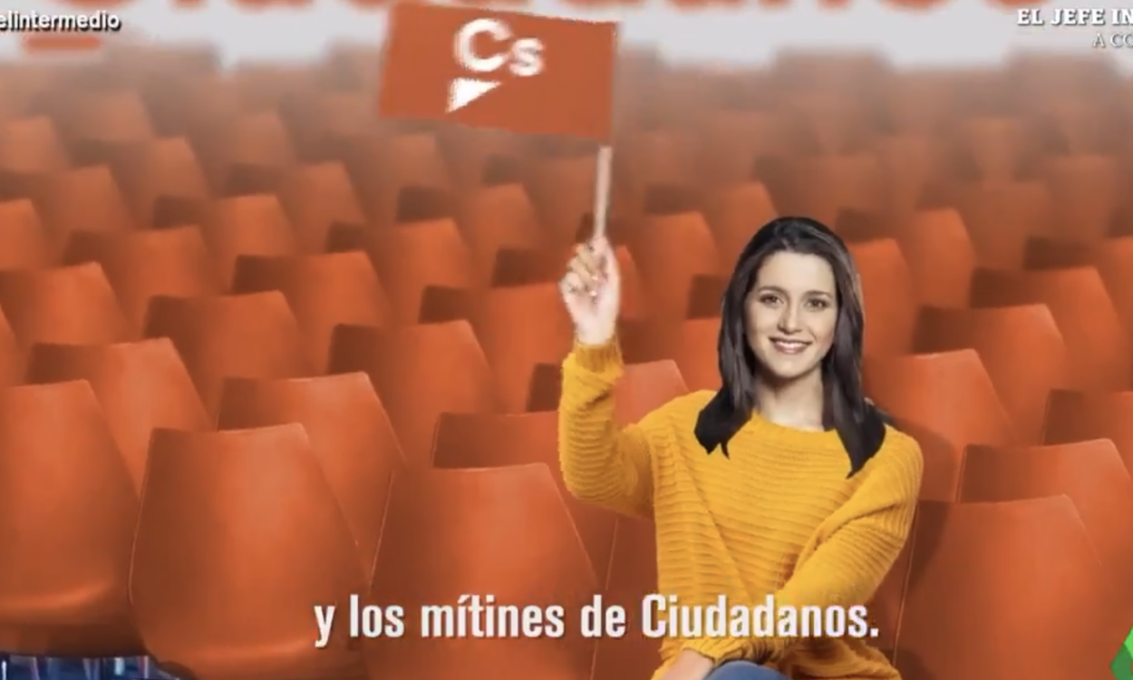 Inés Arrimadas en un vídeo de El Intermedio