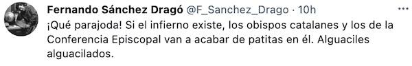 Tuit Dragó sobre Iglesia