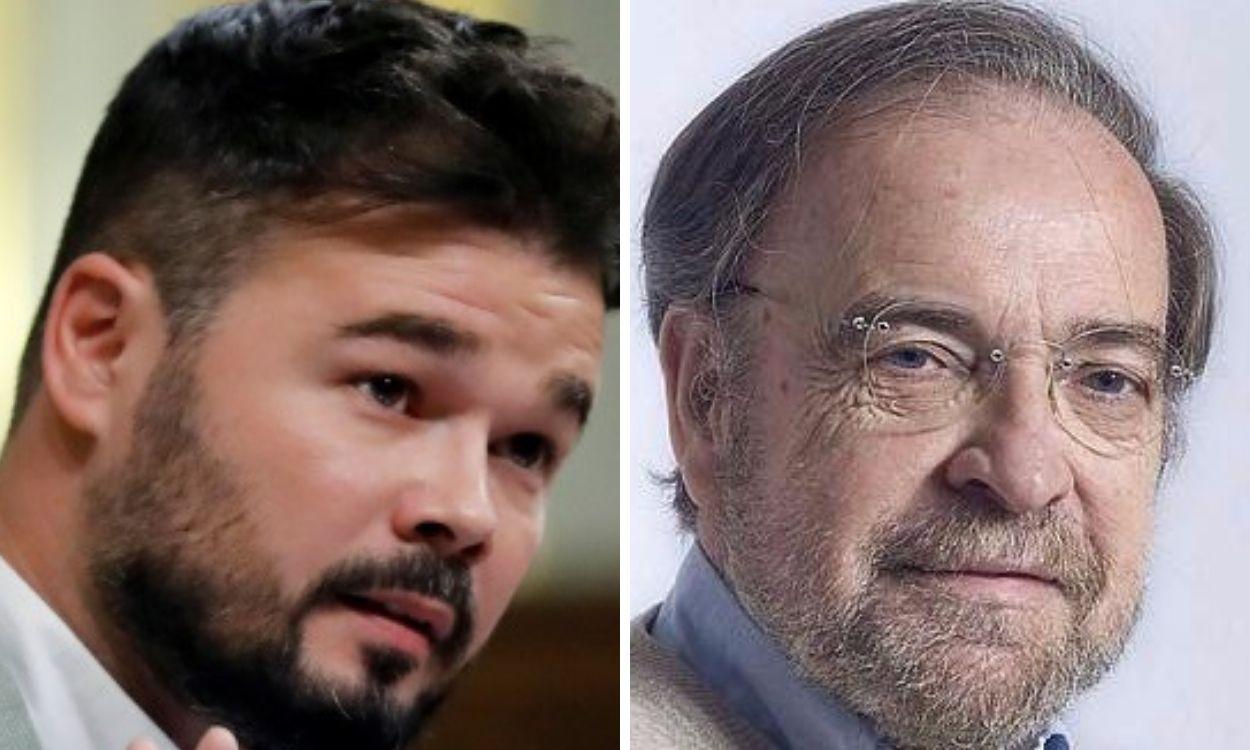 Gabriel Rufián y Antonio Burgos