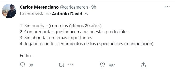 Ceíticas Antonio David Twitter 2