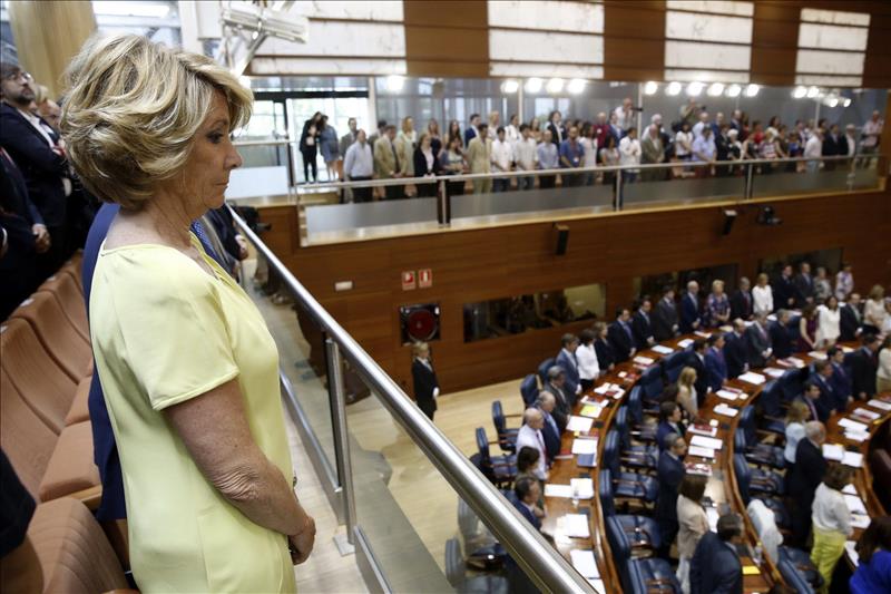 Aguirre 'reaparece' para tildar de "craso error" que Madrid tenga ocho concejales de Podemos