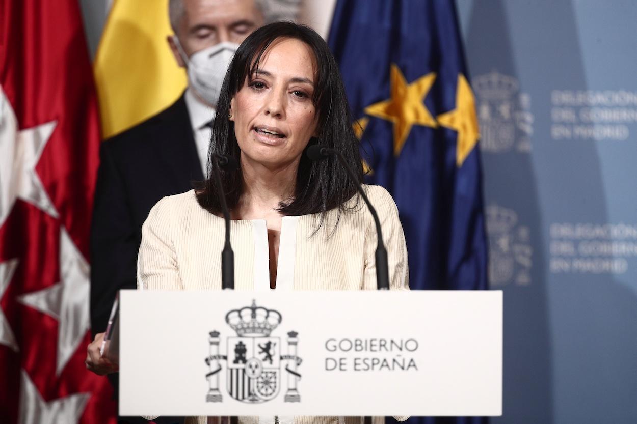 Imagen de archivo de la delegada del Gobierno en la Comunidad de Madrid, Mercedes González. EP