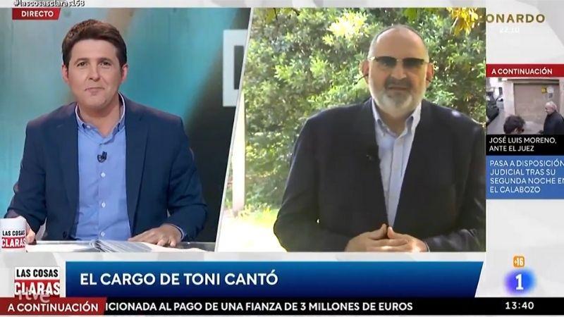 Antón Losada analiza el nuevo cargo de Toni Cantó en 'Las Cosas Claras'. TVE