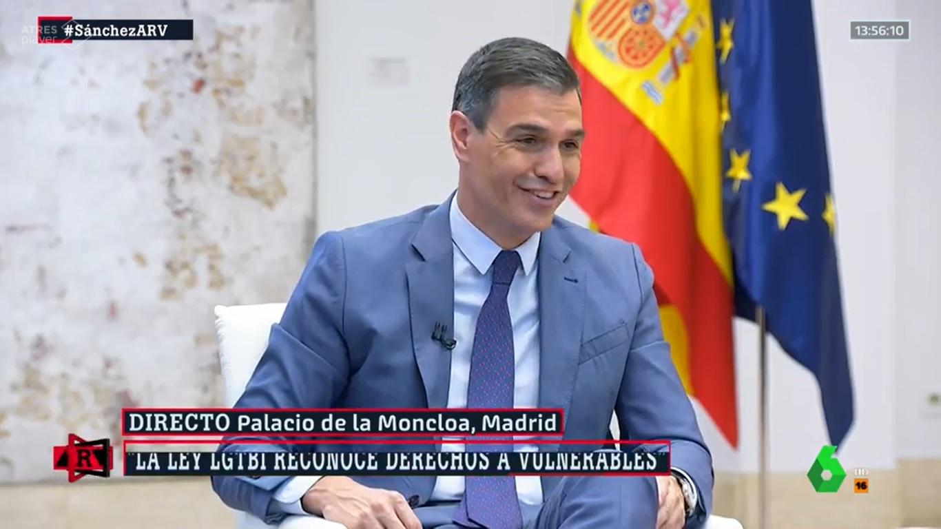 Pedro Sánchez en 'Al rojo vivo'