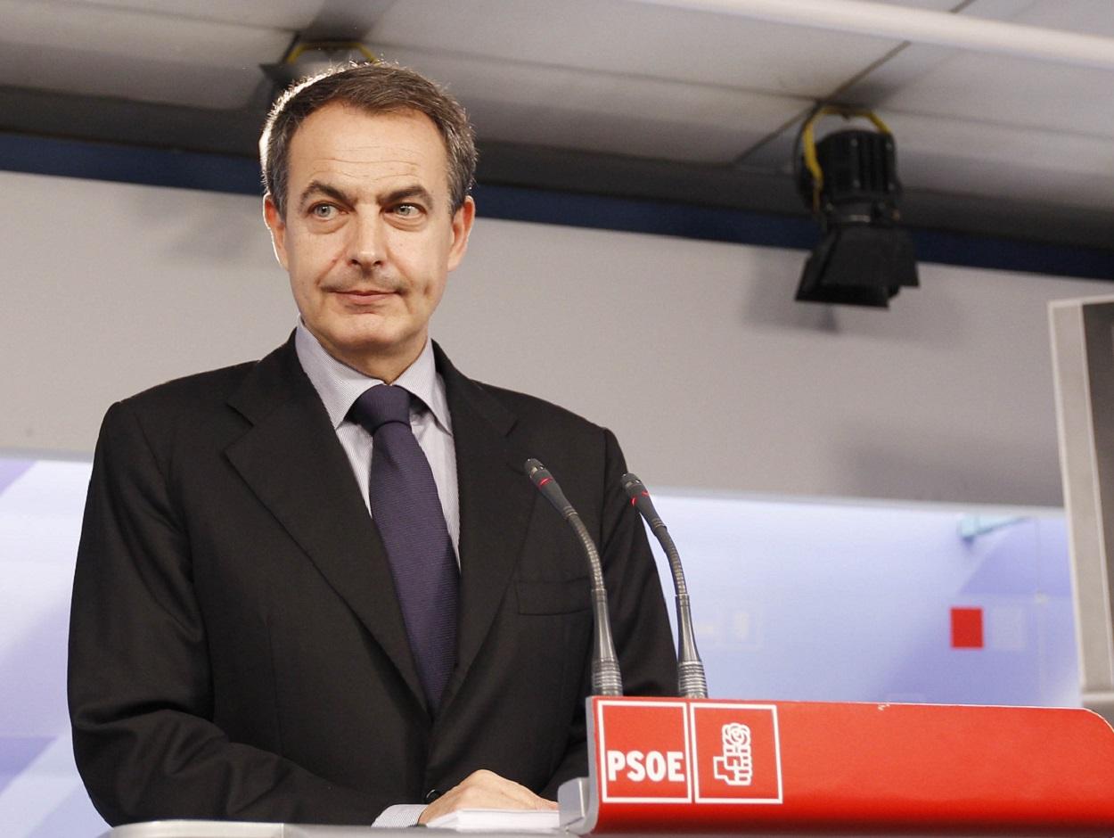 José Luis Rodríguez Zapatero en una imagen de archivo. Fuente: Europa Press.