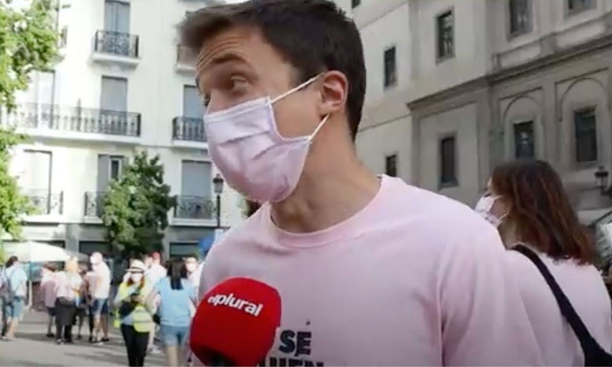 Íñigo Errejón en el Orgullo 2021